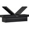 Buyers Products 18x27x71 Inch Textured Matte Black Diamond Tread Aluminum Gull Wing Truck Box 1722420 - alternate 4